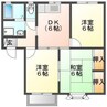 パルティール春日 3DKの間取り