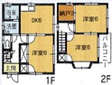 桒田住宅Ⅱの間取図