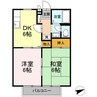 ハイライズ新涯 ・B 2DKの間取り