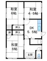 種本平屋戸建住宅 3DKの間取り