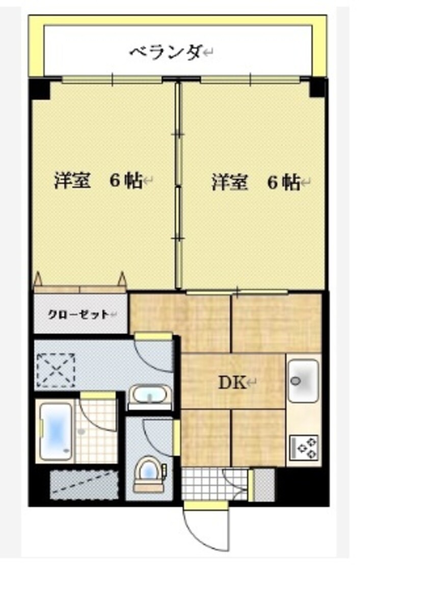 間取図 スクエアウイズ2001