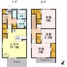 タウンハウスグラン東深津A 3LDKの間取り