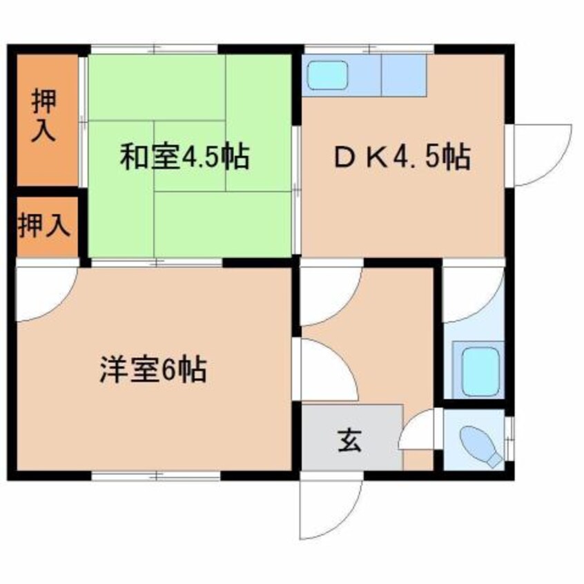 間取図 平川住宅　南