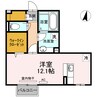 D-room平成大学 1Rの間取り
