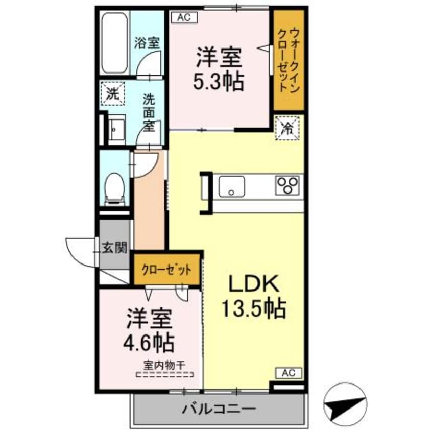 間取図 D-residence東手城