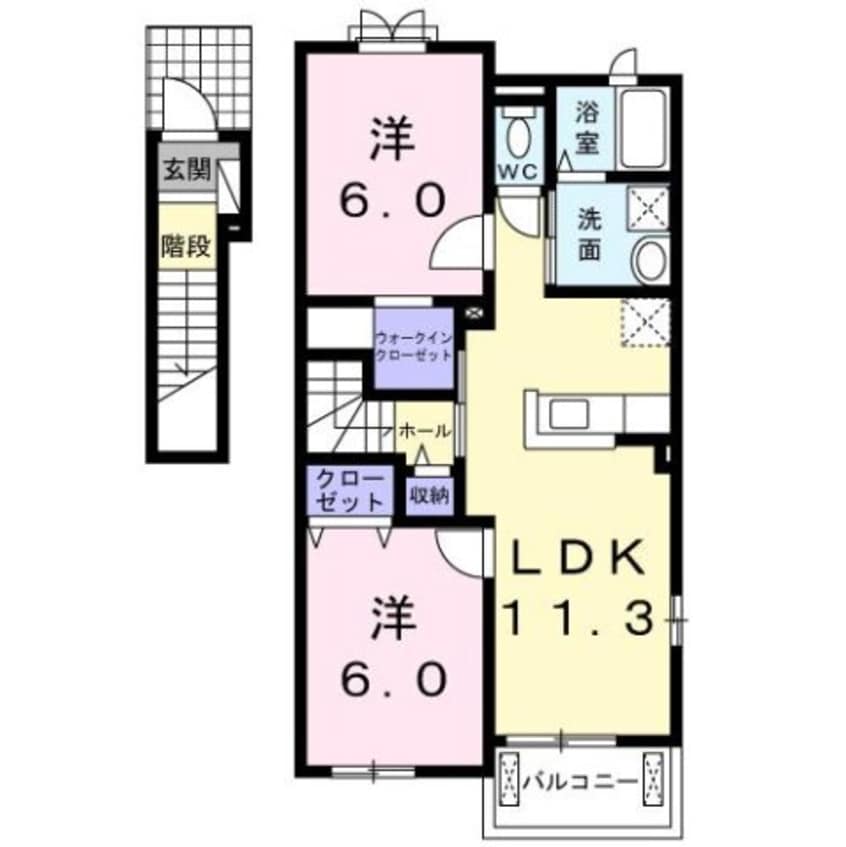間取図 ラブリーグレイス