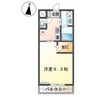 カノン 1Kの間取り