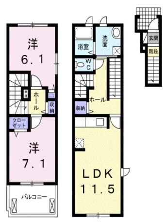 間取図 フェールⅠ