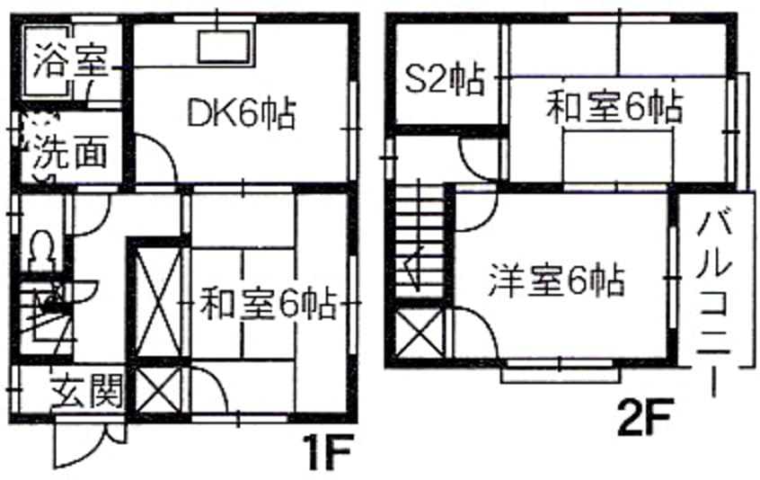 間取図 土橋貸住宅