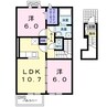 ピノポッソＢ 2LDKの間取り