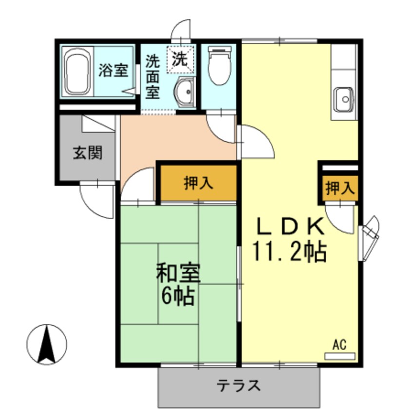 間取図 ヴェルコート