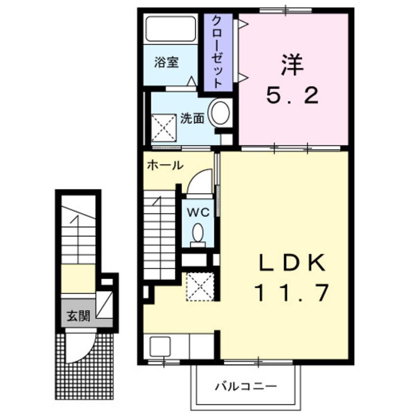 間取図 ロックフィールドⅣ