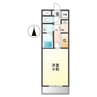 ウイング春日 1Kの間取り
