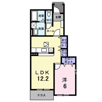 間取図 コントラーダＢ