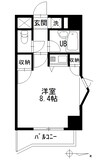 メゾンアルカディア西深津 1Rの間取り
