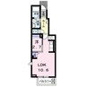 シャムロック春日Ⅰ 1LDKの間取り