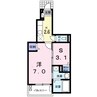 カプリⅢ 1SKの間取り