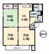 ミレニアムガーデン 3DKの間取り