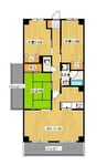 ウィルコート 3LDKの間取り