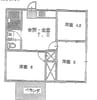 コーポパークサイド 3DKの間取り