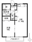 ローズマリーの間取図