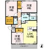 シュペリュール 3LDKの間取り