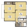 セレーノミユキⅡ 3DKの間取り