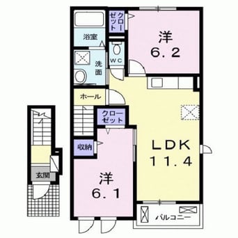 間取図 アルモニーアＡ