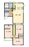 フラットフィールド 3LDKの間取り
