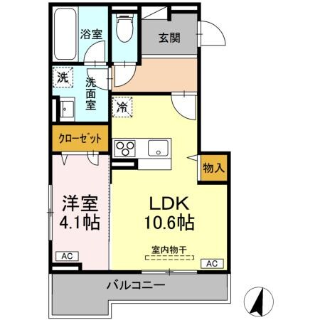 間取り図 D-residence霞町3丁目