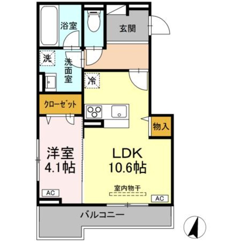 間取図 D-residence霞町3丁目