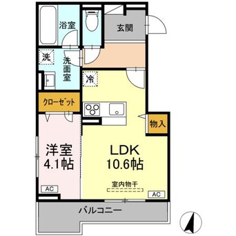 間取図 D-residence霞町3丁目