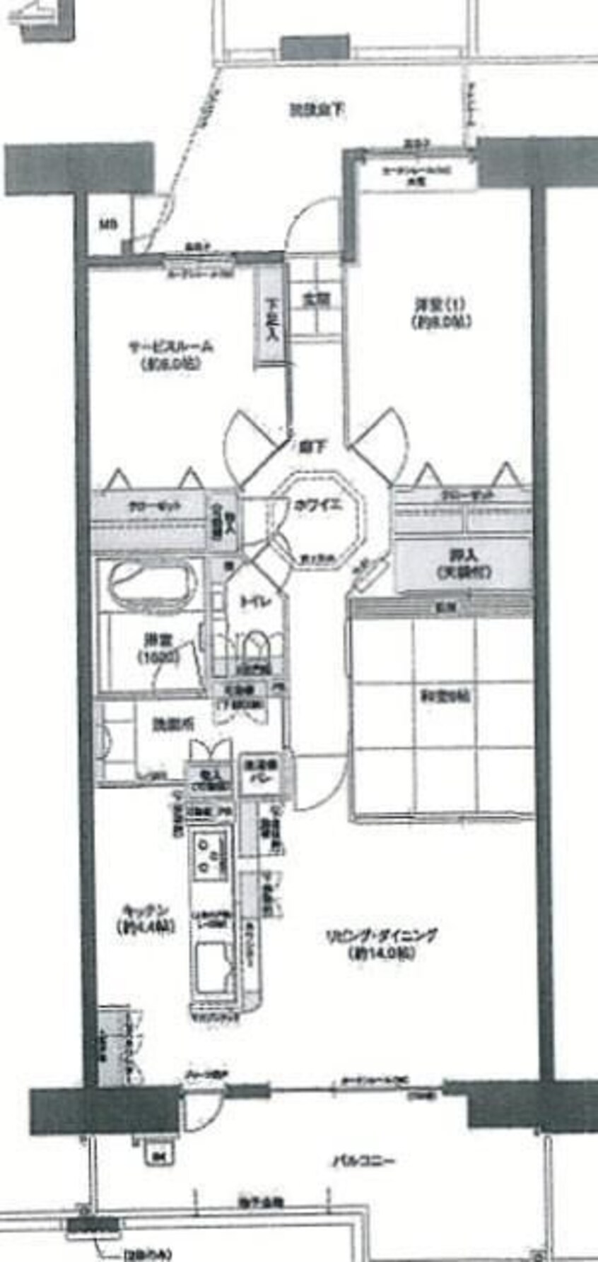 間取図 フローレンス宝町グランドアーク