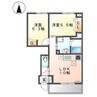 プルミエール 2LDKの間取り