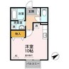 パティオ深津 1Rの間取り