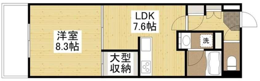 間取図 フラットリア春日