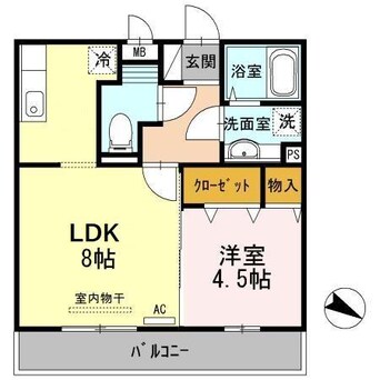間取図 アルコバレーノ