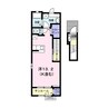 ベルフローラⅡ 1Rの間取り