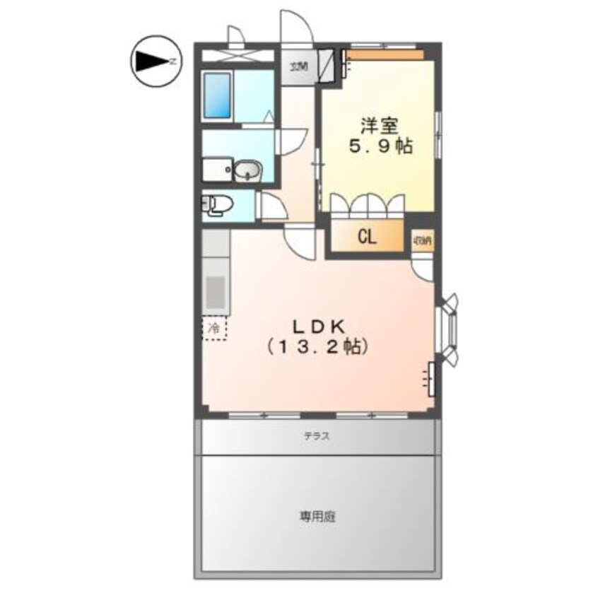 間取図 サン・ヴィラージュ