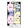 ローズエスペランサ 2LDKの間取り