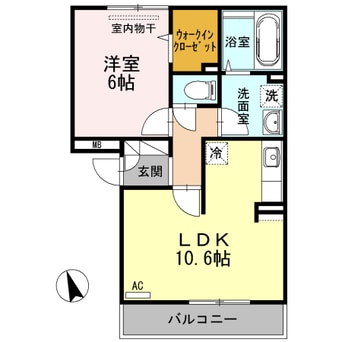 間取図 プランドール曙