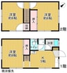 富岡貸家 3Kの間取り