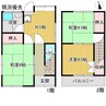 赤田住宅 3Kの間取り