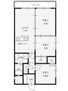 ミリオンプラザ 3LDKの間取り