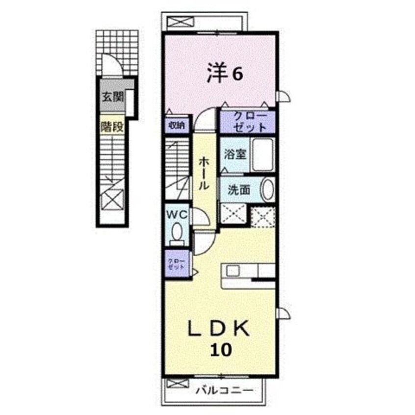 間取図 フォレストコート明神Ⅲ