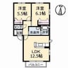 メゾン　ダイイチ 2LDKの間取り