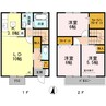 エミネンス手城B棟 3LDKの間取り