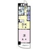ドミール蔵王 1DKの間取り