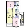 アンフィニ．フレンディア 2LDKの間取り