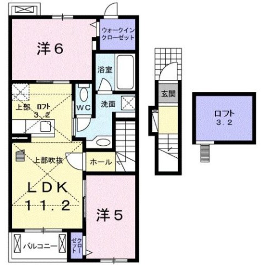 間取図 クラール・エフⅠ